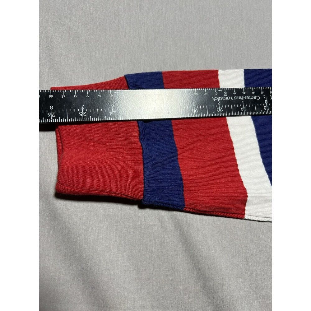 Polo Ralph Lauren‎ Rugby Shirt Men's M Striped Embroidered Patchwork Long Sleeve - Picture 11 of 11